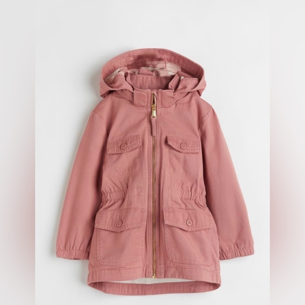 H&M cotton twill parka